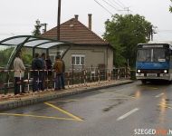Buszmegállót adtak át Szőregen | 2012. május 21.  hétfő | Fotó: Illés Tibor / a szegedma.hu engedélyével